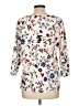 Emily Daniels Ivory 3/4 Sleeve Blouse Size L - photo 2