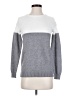 Evolution by Cyrus Color Block Gray Pullover Sweater Size XS - photo 1