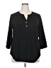 Ofeefan Black 3/4 Sleeve Blouse Size XXL - photo 1