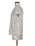 Ann Taylor LOFT 100% Polyester Ivory Short Sleeve Blouse Size M - photo 5