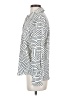 T Tahari 100% Polyester Print Silver Long Sleeve Blouse Size XS - photo 5