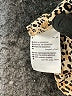 On 34th 100% Polyester Animal Print Tan Short Sleeve Blouse Size XL - photo 8