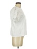 CeCe 100% Cotton White Short Sleeve Top Size M - photo 4