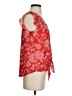 Beacon 100% Polyester Red Sleeveless Blouse Size S - photo 4