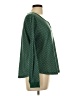 Maidenform Polka Dots Green Long Sleeve Top Size L - photo 4
