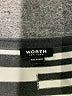 Worth New York Stripes Gray Silk Pullover Sweater Size L - photo 7