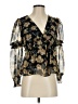 Assorted Brands 100% Polyester Black 3/4 Sleeve Blouse Size S - photo 1