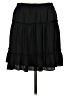 The Impeccable Pig 100% Polyester Solid Black Casual Skirt Size M - photo 1