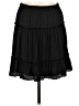 The Impeccable Pig 100% Polyester Solid Black Casual Skirt Size M - photo 2