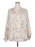 Ava & Viv 100% Polyester Ivory 3/4 Sleeve Blouse Size 2X - photo 1