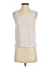Express 100% Polyester Silver Sleeveless Top Size S - photo 1