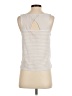 Express 100% Polyester Silver Sleeveless Top Size S - photo 2