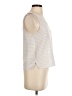 Express 100% Polyester Silver Sleeveless Top Size S - photo 4