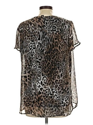 I.N. Studio Short Sleeve Blouse (view 2)