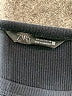 Zara 100% Polyester Solid Black Cocktail Dress Size S - photo 4