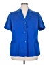 Signature 100% Polyester Blue Blazer Size 20 - photo 1