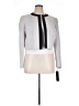 Le Suit 100% Polyester Houndstooth Ivory Jacket Size 16 - photo 1