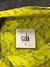 CAbi 100% Polyester Yellow Sleeveless Blouse Size L - photo 7