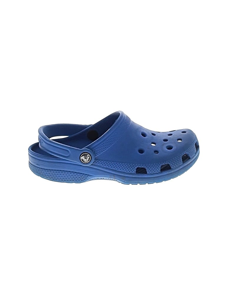 Pre-owned Crocs Kids' Clogs In Blue