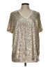 Assorted Brands Silver Cocktail Dress Size L - photo 1