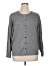 Anne Klein Solid Gray Cardigan Size XL - photo 1