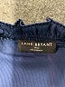 Lane Bryant 100% Polyester Blue Short Sleeve Blouse Size 14 - 16 Plus - photo 7