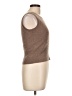 H By Halston 100% Cashmere Brown Sweater Vest Size L - photo 4