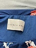 French Grey Floral Blue Casual Skirt Size M - photo 4