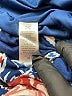 French Grey Floral Blue Casual Skirt Size M - photo 5