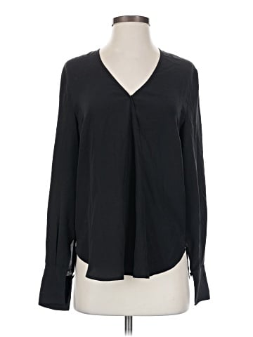 Thakoon Long Sleeve Silk Top (view 1)