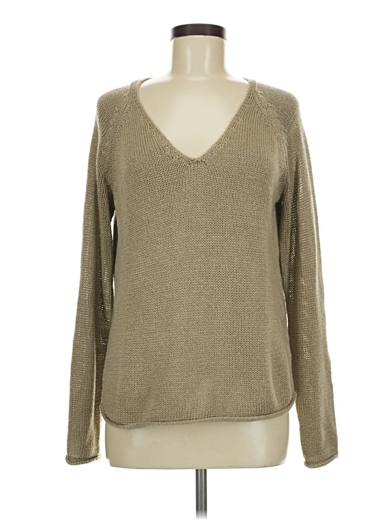 Pre-owned H&m Pullover Sweater In Tan