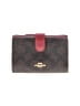 Coach Burgundy Wallet One size - photo 1