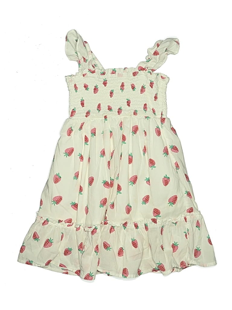 Pre-owned Crewcuts Outlet Kids' Dress In Ivory