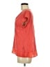 Sanctuary 100% Linen Orange Short Sleeve Top Size M - photo 5
