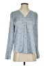Ann Taylor 100% Polyester Blue Long Sleeve Blouse Size XS - photo 1