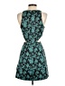 Hutch 100% Polyester Paisley Teal Cocktail Dress Size 0 - photo 2