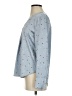 Ann Taylor 100% Polyester Blue Long Sleeve Blouse Size XS - photo 5