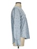 Ann Taylor 100% Polyester Blue Long Sleeve Blouse Size XS - photo 4