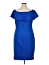Bold Elements Solid Blue Cocktail Dress Size XL (estimated) - photo 2