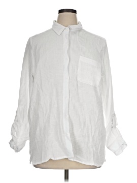 Anne Klein Long Sleeve Button Down Shirt