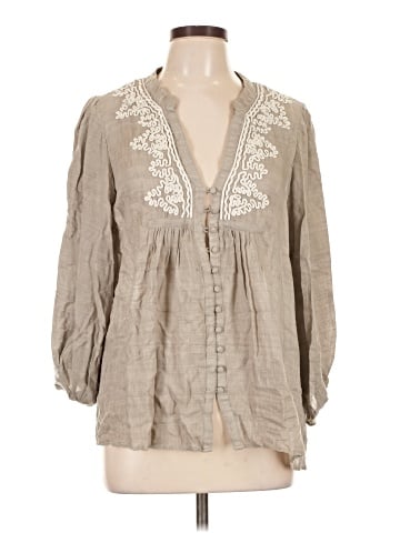 Joie 3/4 Sleeve Silk Top (view 1)
