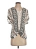 Blue Rain Aztec Or Tribal Print Ivory Short Sleeve T-Shirt Size XS - photo 1