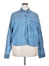 Gap 100% Cotton Blue Long Sleeve Button-Down Shirt Size XXL (tall) - photo 1