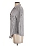 James Perse 100% Cotton Gray 3/4 Sleeve Button-Down Shirt Size XL (4) - photo 5