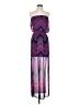 Express Chevron-herringbone Purple Cocktail Dress Size S - photo 1