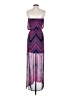 Express Chevron-herringbone Purple Cocktail Dress Size S - photo 2