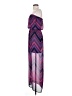 Express Chevron-herringbone Purple Cocktail Dress Size S - photo 5