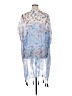 Free Press 100% Polyester Blue Kimono Size M - photo 2