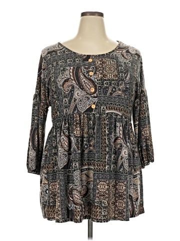 Egy California 3/4 Sleeve Blouse (view 1)