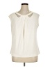 Kasper Ivory Sleeveless Blouse Size 1X - photo 1